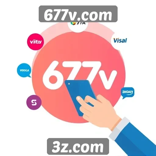 Opcões de pagamento disponíveis no 677v.com