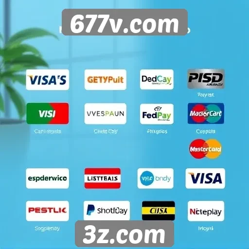 Variedade de métodos de pagamento no 677v.com